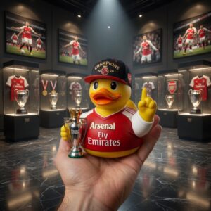 Arsenal F.C UEFA Champions League Final 2026 Rubber Duck