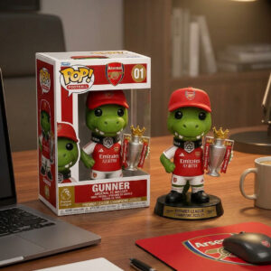 Gunnersaurus Rex Arsenal F.C UEFA Champions 2026 Pop Figure