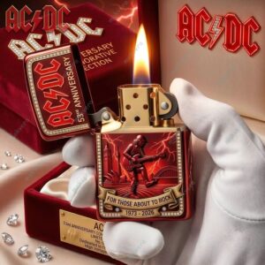 AC/DC 53rd Anniversary 1973-2026 Zippo Case 1 AC/DC 53rd Anniversary 1973-2026 Zippo Case 2