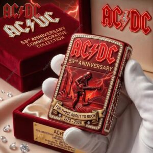 AC/DC 53rd Anniversary 1973-2026 Zippo Case 2 AC/DC 53rd Anniversary 1973-2026 Zippo Case 3