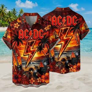 AC/DC High Voltage 2026 Hawaiian Shirt