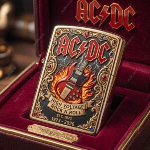 AC/DC High Voltage Est 1973 Zippo Case