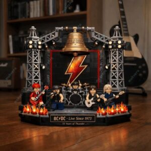 AC/DC Live Since 1973 53 Years Of Thunder Building Block Set