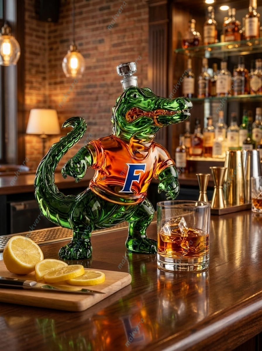 Albert Mascot Florida Gators 2026 Whiskey Decanter 2 Albert Mascot Florida Gators 2026 Whiskey Decanter 2