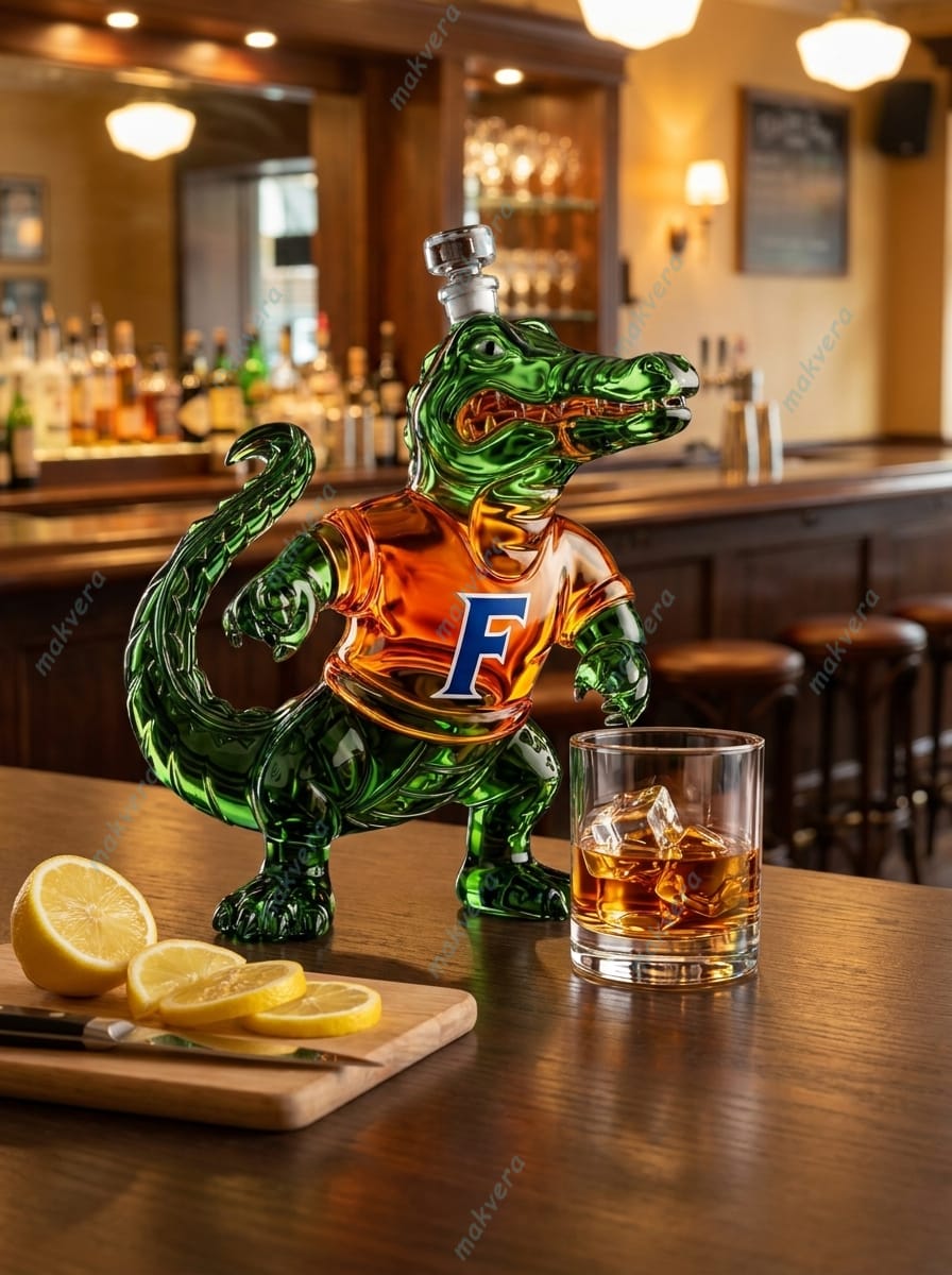 Albert Mascot Florida Gators 2026 Whiskey Decanter Albert Mascot Florida Gators 2026 Whiskey Decanter