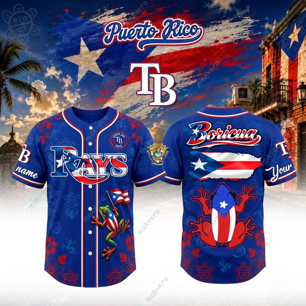 All Team MLB x Boricua Puerto Rico Custom Baseball Jersey 2 All Team MLB x Boricua Puerto Rico Custom Baseball Jersey 2