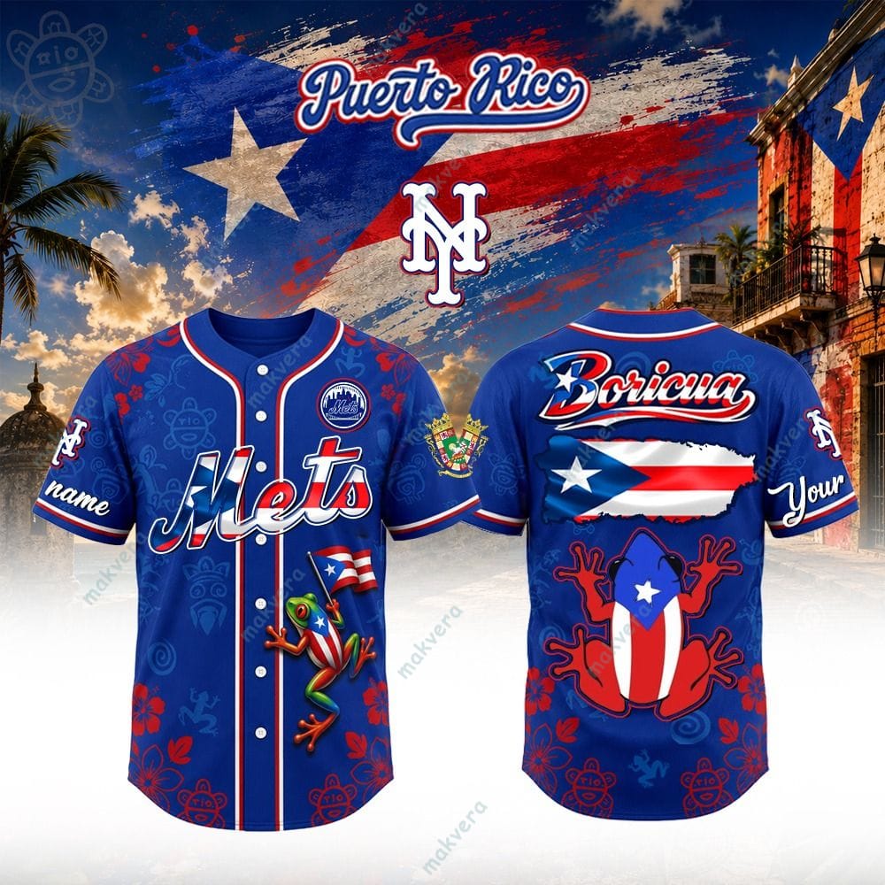 All Team MLB x Boricua Puerto Rico Custom Baseball Jersey 4 All Team MLB x Boricua Puerto Rico Custom Baseball Jersey 4