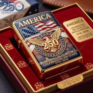 America Celebrating 250 Years 1776-2026 Zippo Lighter