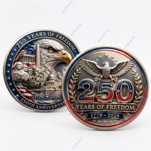America Celebrating 250 Years Of Freedom Coin 2 America Celebrating 250 Years Of Freedom Coin 3