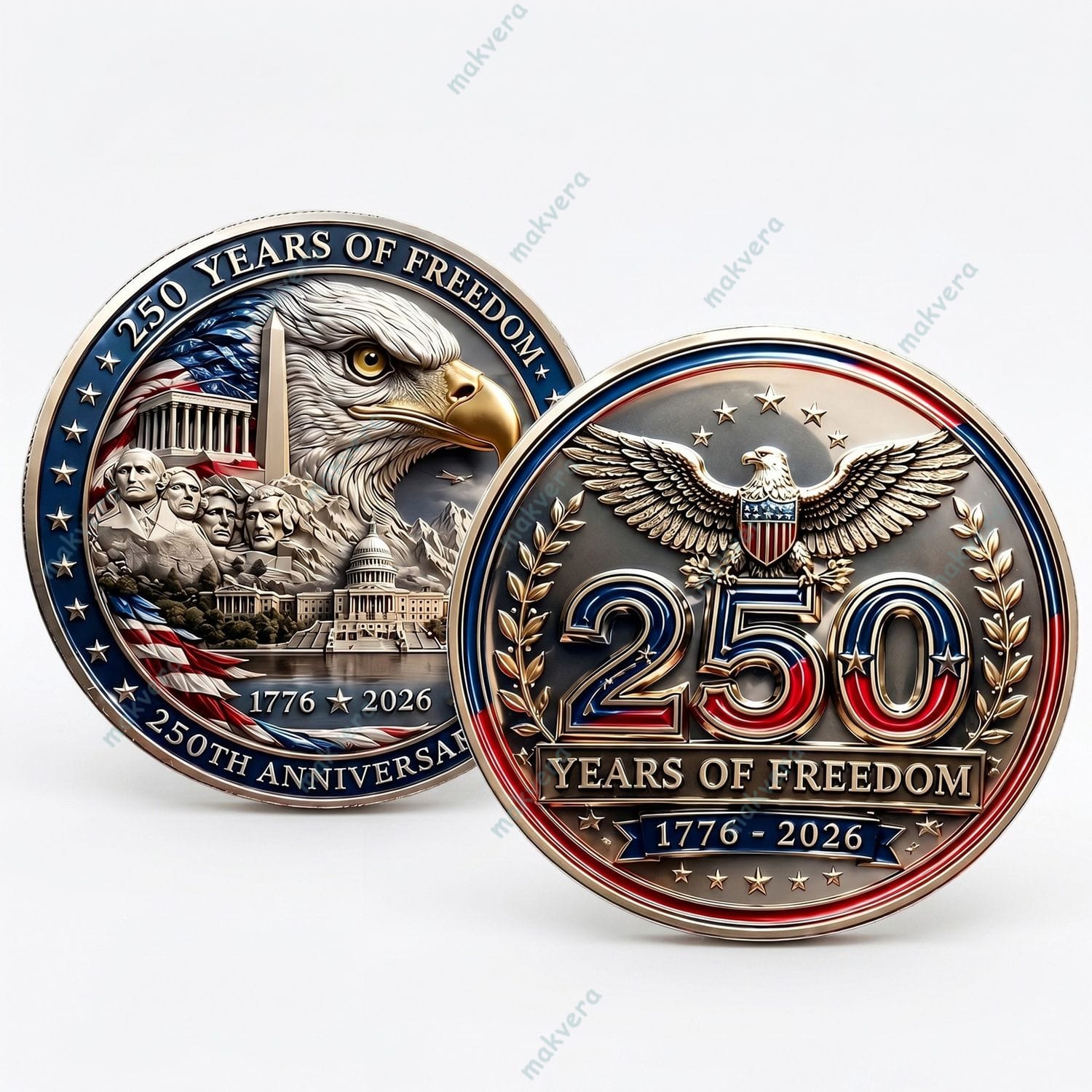 America Celebrating 250 Years Of Freedom Coin 3 America Celebrating 250 Years Of Freedom Coin 3
