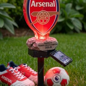 Arsenal FC Premier League Champions 2025 26 Solar Garden Light