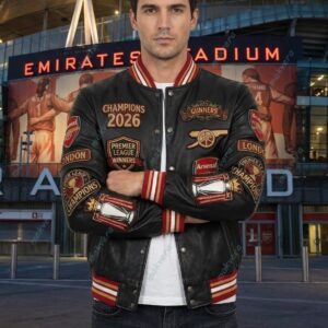 Arsenal Premier League Champions 2026 Bomber Jacket 2
