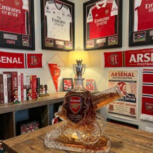 Arsenal Premier League Champions 2026 Cannon Whiskey Bottle 2