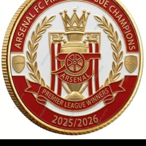 Arsenal Premier League Champions 2026 Coin