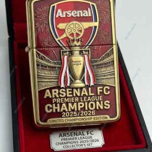 Arsenal Premier League Champions 2026 Zippo Case