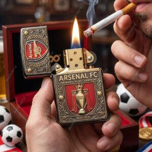 Arsenal Premier League Champions 2026 Zippo Lighter 2