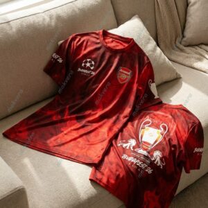 Arsenal UEFA Champions League 3D Shirt 2