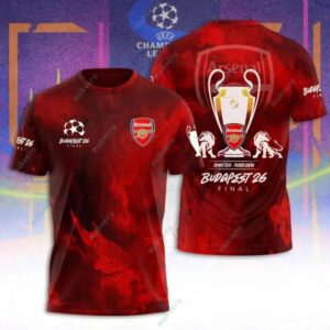 Arsenal UEFA Champions League 3D Shirt 3