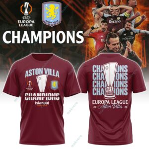 Aston Villa Europa League Champions Shirt 3