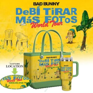 Bad Bunny DeBI Tirar Mas Fotos Rubber Beach Bag 2