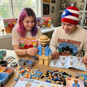 Bad Bunny Tour 2026 Building Block Set