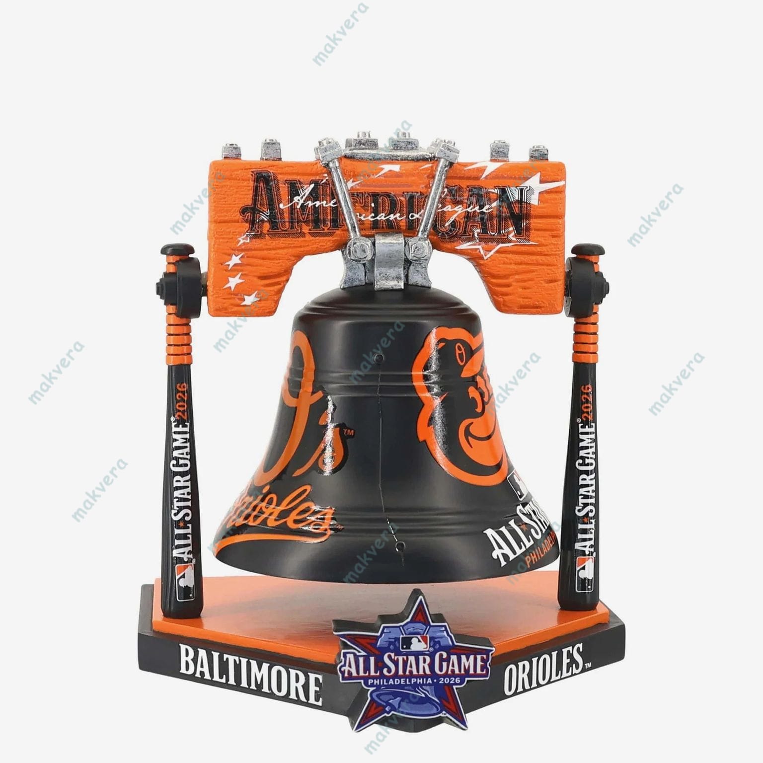 Baltimore Orioles 2026 MLB All Star Liberty Bell Figurine 2 Baltimore Orioles 2026 MLB All Star Liberty Bell Figurine 2