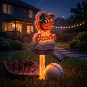 Baltimore Orioles 2026 MLB All Star Solar Garden Light 2