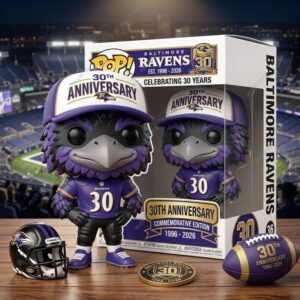 Baltimore Ravens Celebrating 30 Years Pop Figures 2