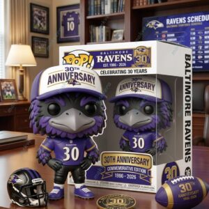Baltimore Ravens Celebrating 30 Years Pop Figures