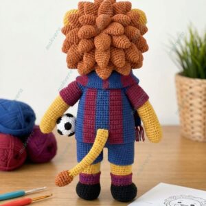 Barcelona La Liga 20252026 Champions Crochet Doll 2