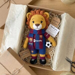 Barcelona La Liga 20252026 Champions Crochet Doll 3