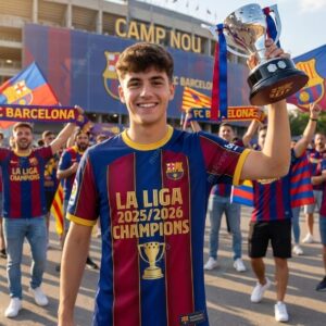 Barcelona La Liga 20252026 Champions Football Jersey 2