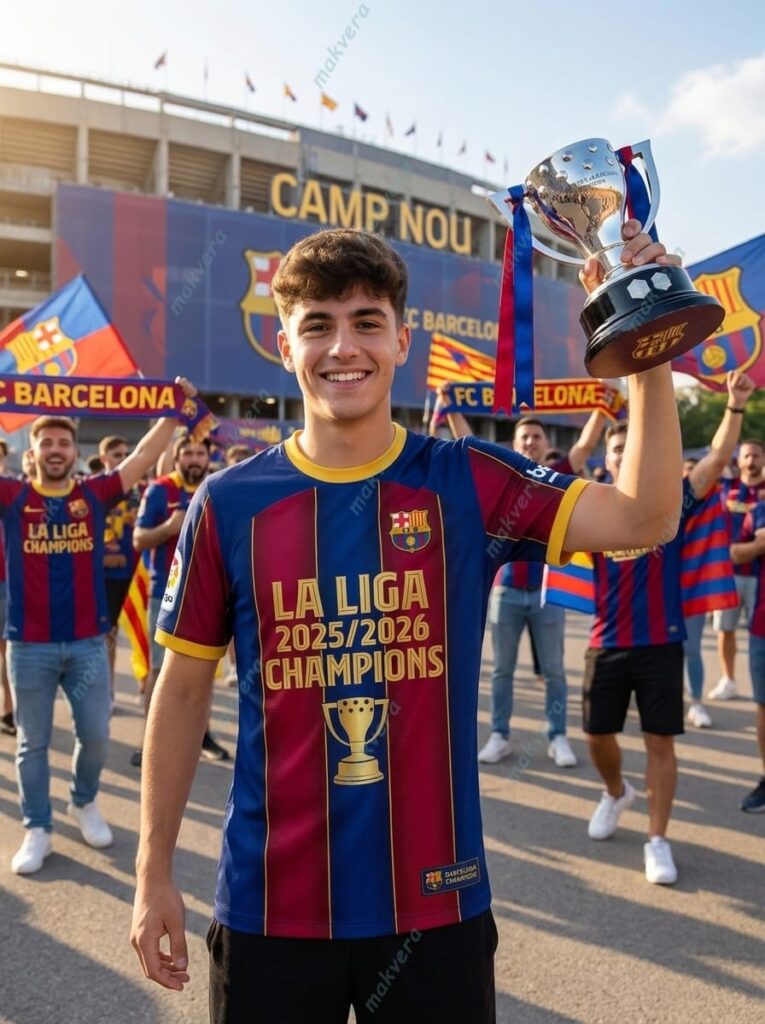 Barcelona La Liga 20252026 Champions Football Jersey 2