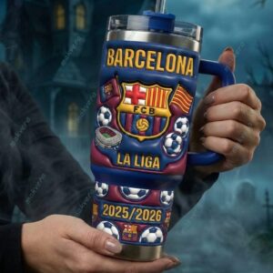 Barcelona La Liga 2025-2026 Champions Tumbler