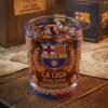 Barcelona La Liga 2025-2026 Champions Whiskey Glass
