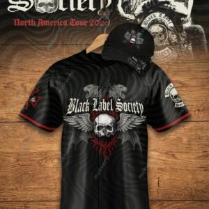 Black Label Society Engines of Demolition Baseball Jersey 2