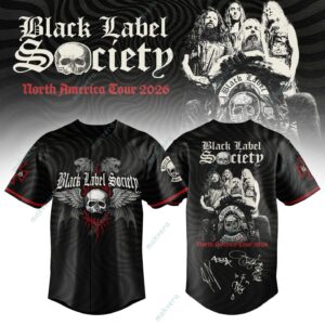 Black Label Society Engines of Demolition Baseball Jersey 3