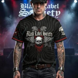 Black Label Society Engines of Demolition Baseball Jersey