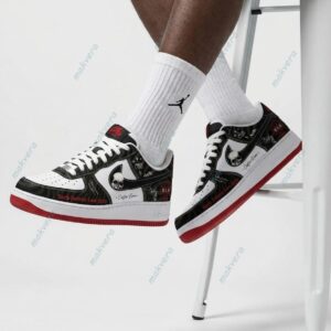 Black Label Society Engines of Demolition Custom Air Force 1 Sneaker