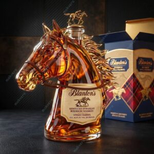 Blanton’s Kentucky Straight Horse Head Whiskey Bottle