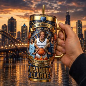 Brandon Clarke Forever In Our Hearts Tumbler 2