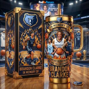 Brandon Clarke Forever In Our Hearts Tumbler
