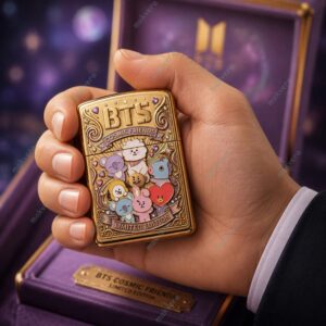 BTS Cosmic Friends Zippo Case 2