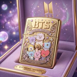 BTS Cosmic Friends Zippo Case