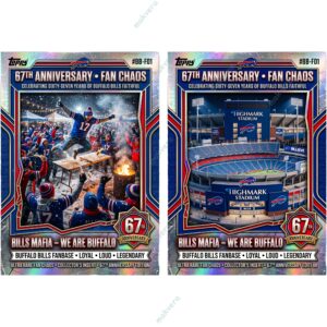 Buffalo Bills 67th Anniversary Trading Cards 6