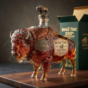 Buffalo Trace 250Th Anniversary American Bison Whiskey Bottle 2