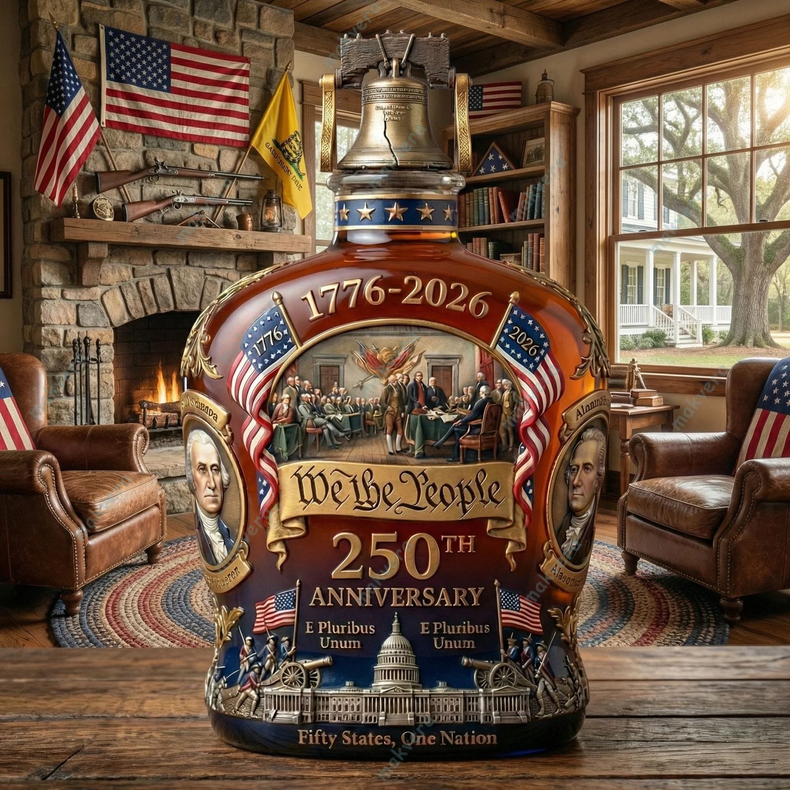 Celebrate America 250th Anniversary Whiskey Bottle 2 Celebrate America 250th Anniversary Whiskey Bottle 2