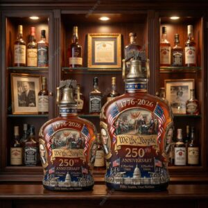 Celebrate America 250th Anniversary Whiskey Bottle
