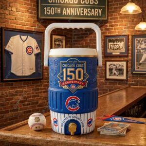 Chicago Cubs 150th Anniversary 1876-2026 Cooler Cup 3