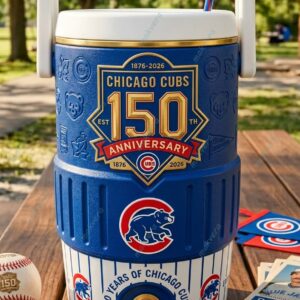 Chicago Cubs 150th Anniversary 1876-2026 Cooler Cup
